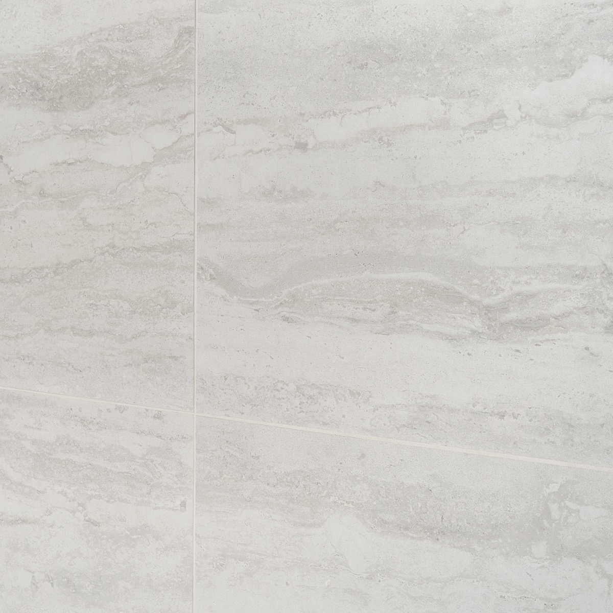 Everyday Travertine Cotton White 24x48 Matte Porcelain Tile