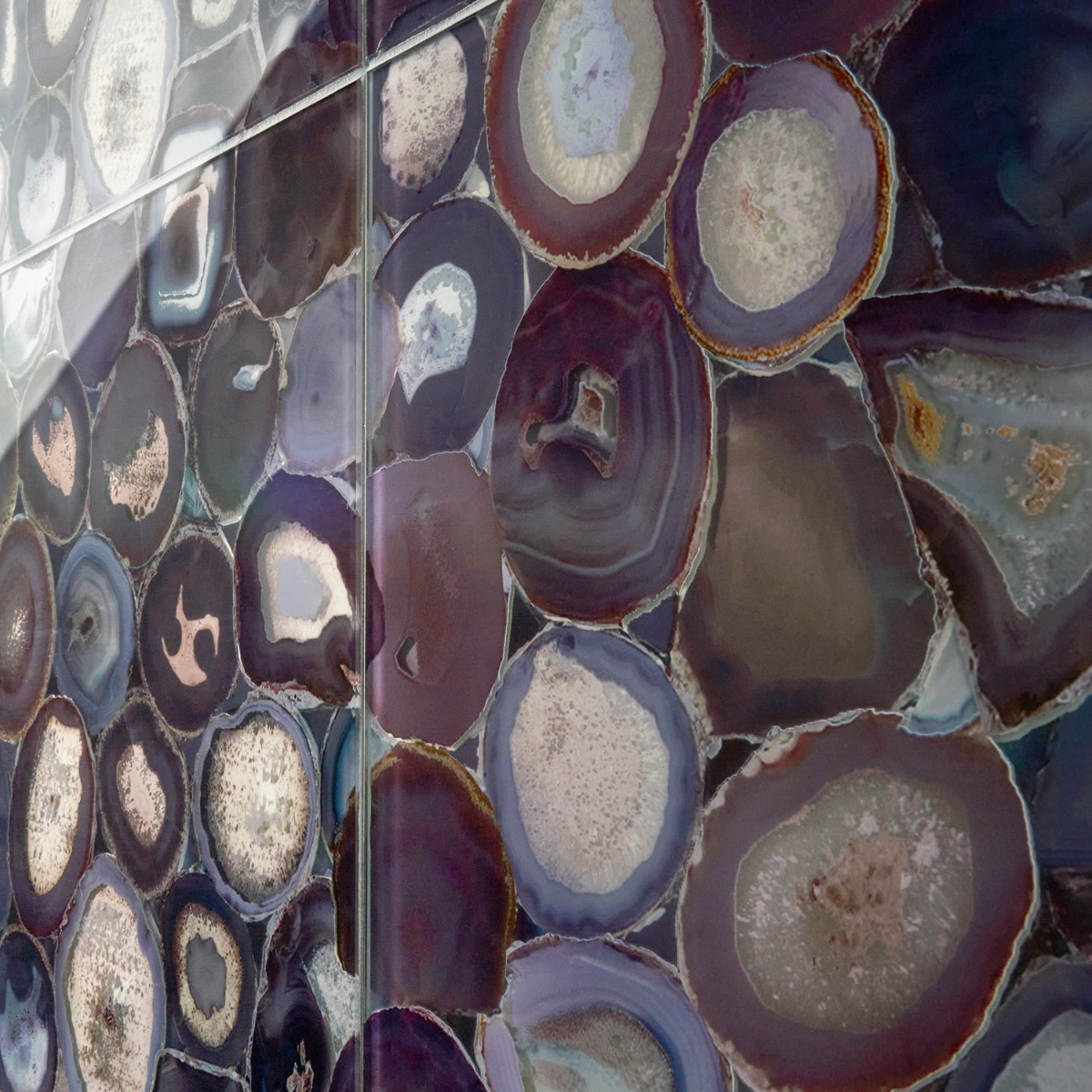 Daphne Wisteria Purple 18x36 Polished Glass Tile