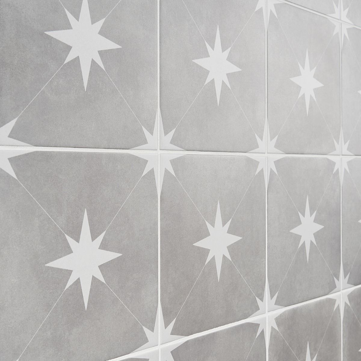 Levant Gris Gray 9x9 Matte Porcelain Tile