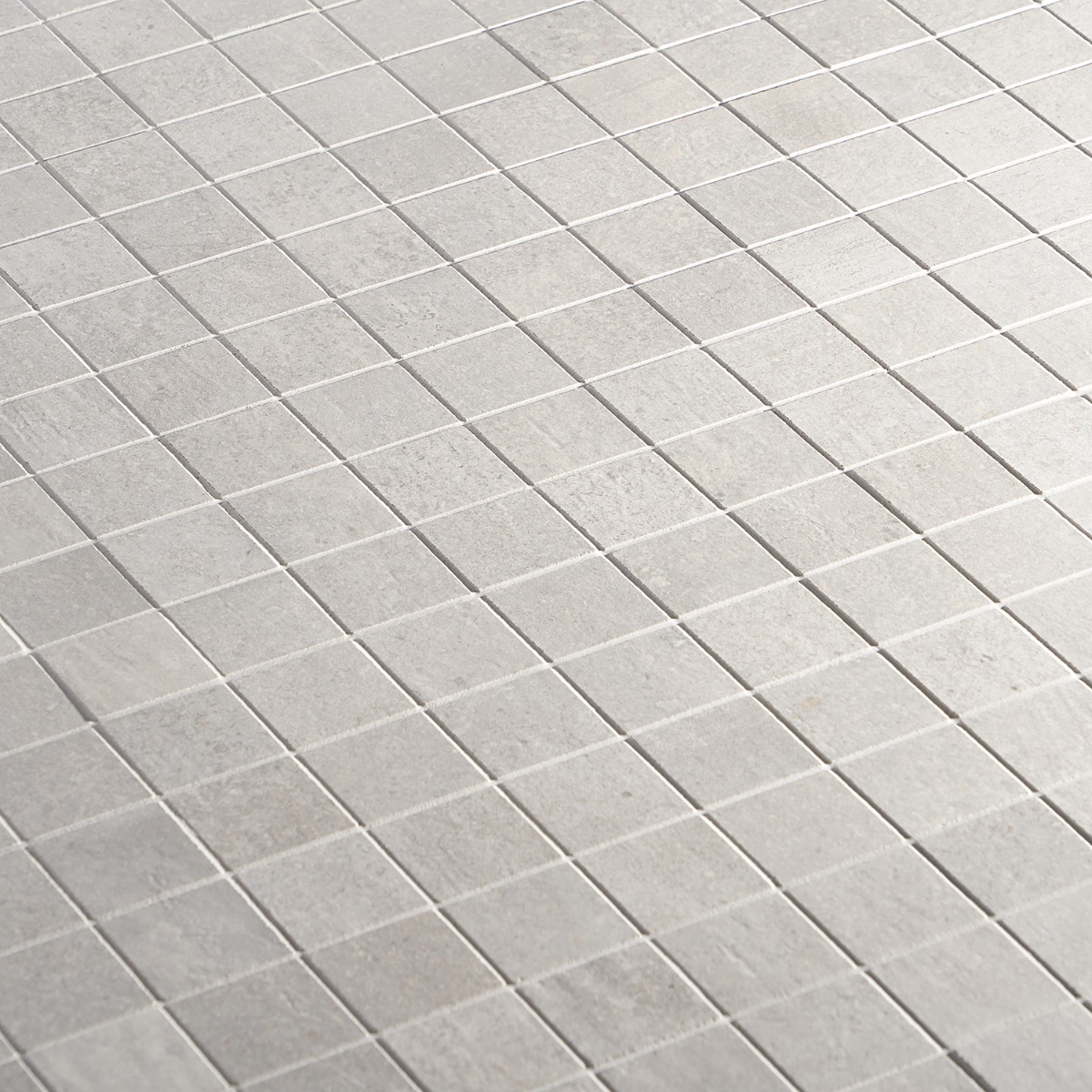 Brooklyn Argent Silver 2x2 Matte Porcelain Mosaic Tile