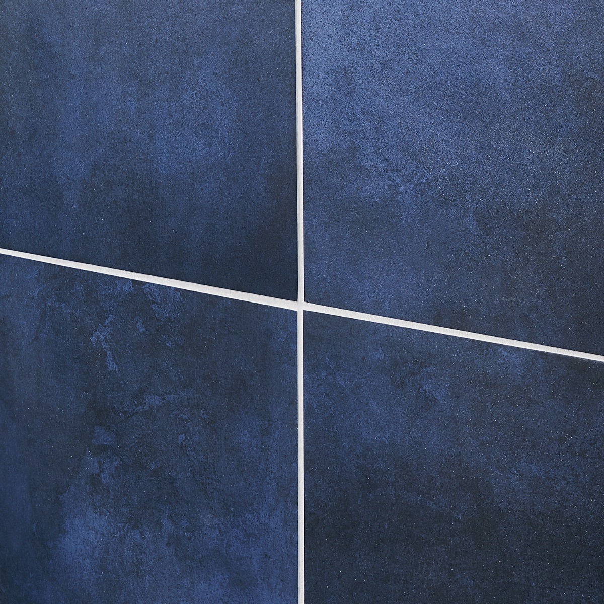 GeoPrism Cement Blue 8x8 by Elizabeth Sutton Matte Porcelain