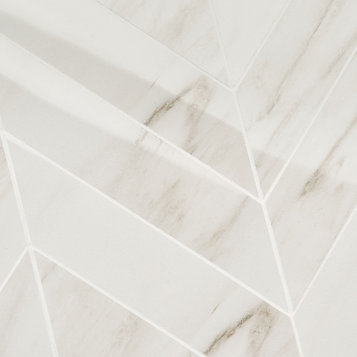 Lithe Dolomite Snow 2x8 Chevron Polished  Porcelain