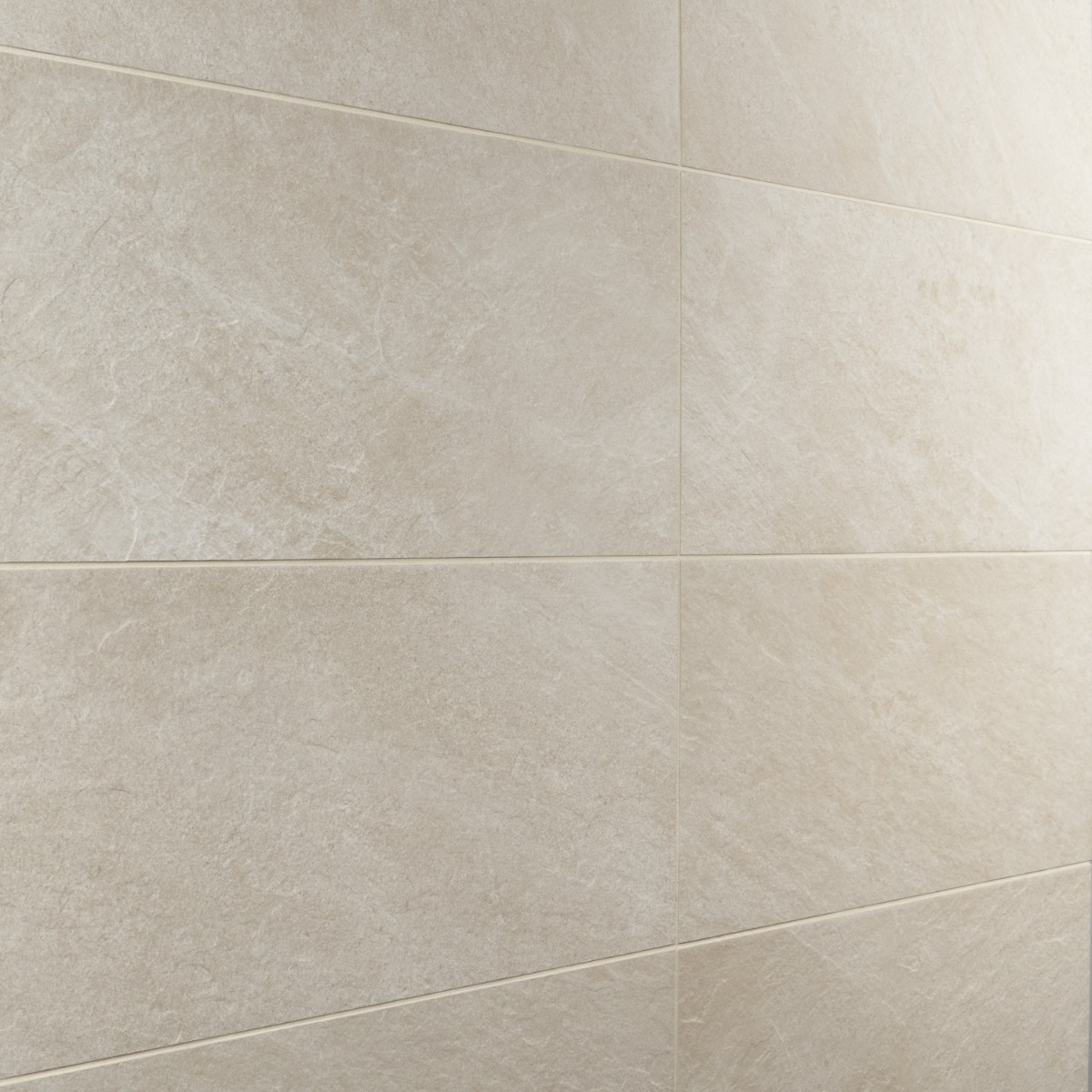 Motley Crema Beige 12x24 Limestone Look Matte Porcelain Tile