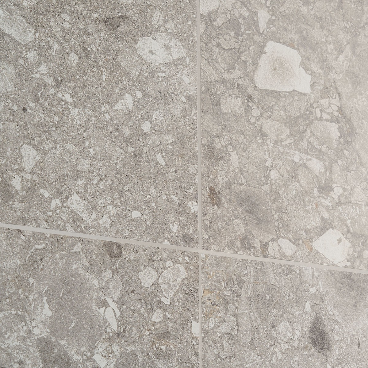 Norr 2.0 Taupe Gray 24x24 Terrazzo Look Matte Porcelain Tile
