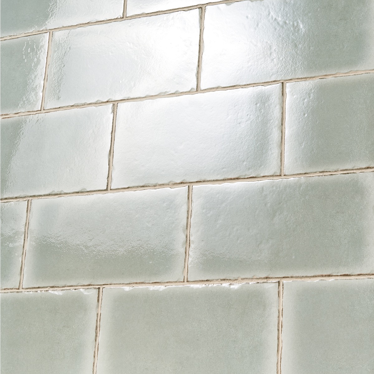Baylight Sage Green 6"x12" Glossy Porcelain Subway Tile