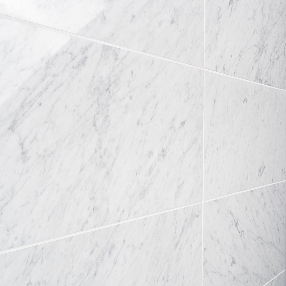 White Carrara "C" 12x24 Polished Marble