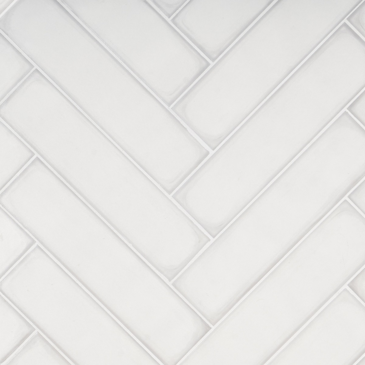 Stacy Garcia Artblock Bianco White 4x16 Matte Porcelain Tile