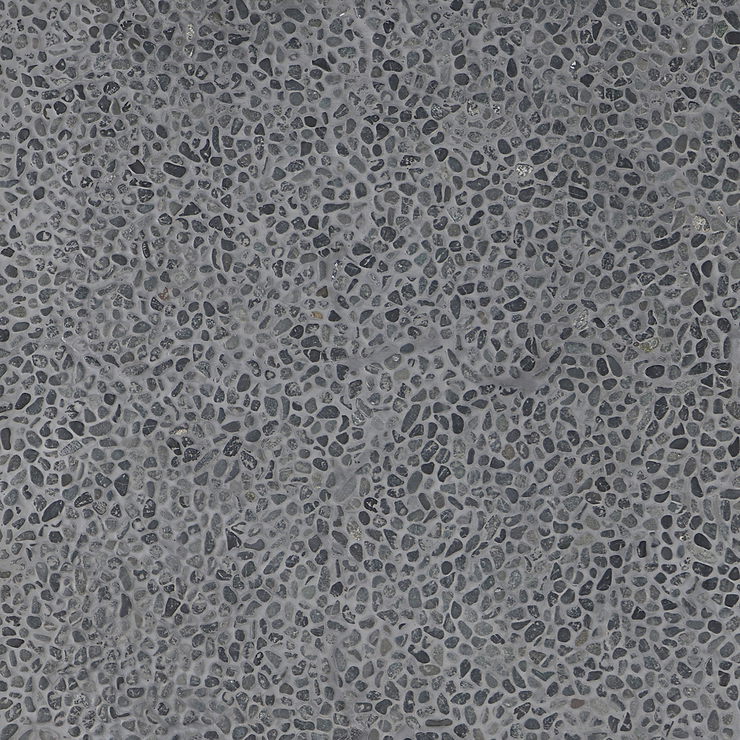 Pebblestone Black Lava Micro Natural Stone Honed Pebble Tile