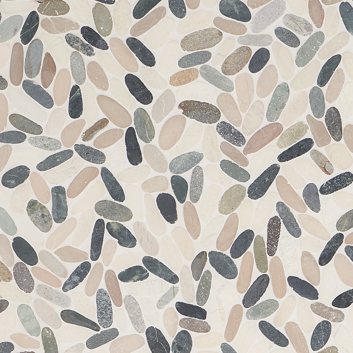 Pebblestone Raja Ampat Sliced Flat Oval Natural Stone 