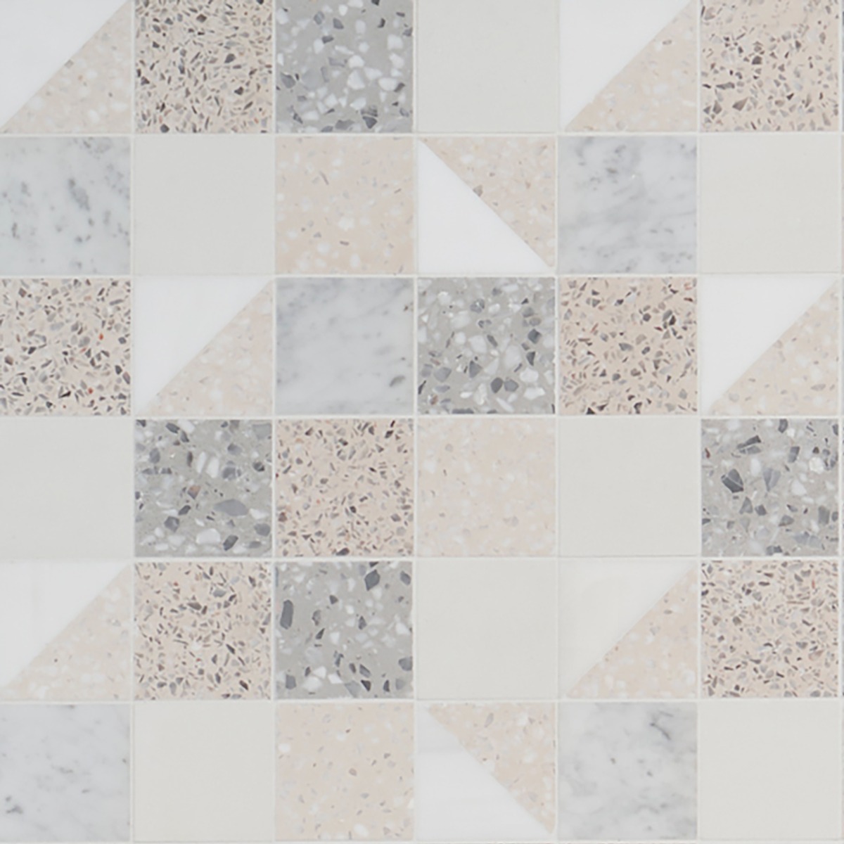 Elizabeth Sutton Terrazzi Swan Mixed Finish Marble + Terrazzo