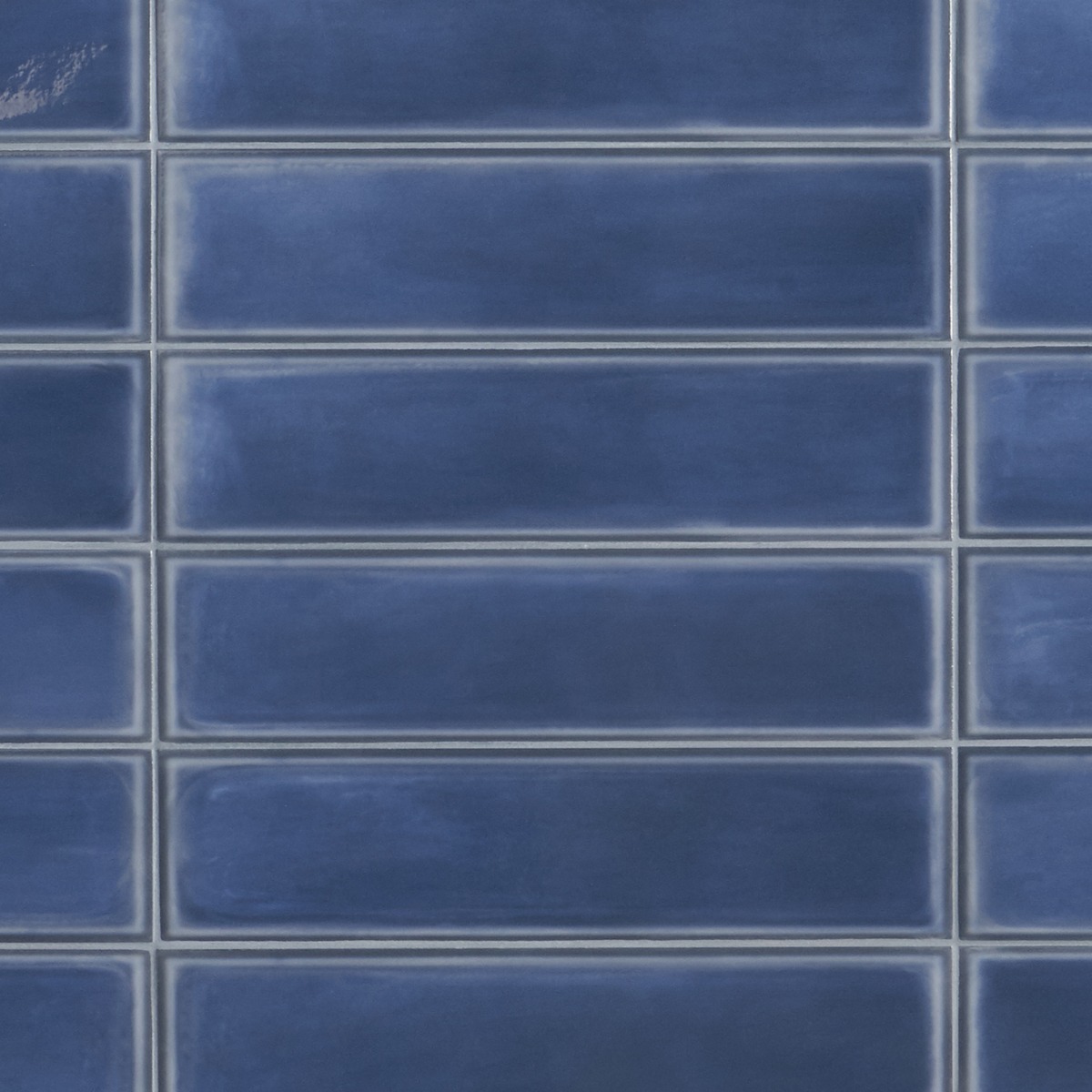 Stacy Garcia Artblock Denim Blue 4x16 Glossy Porcelain Tile