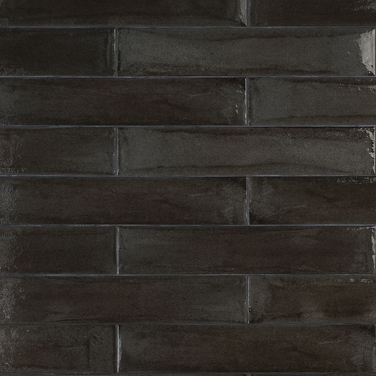 Frammenti Brick Nero 3x16 Polished Porcelain