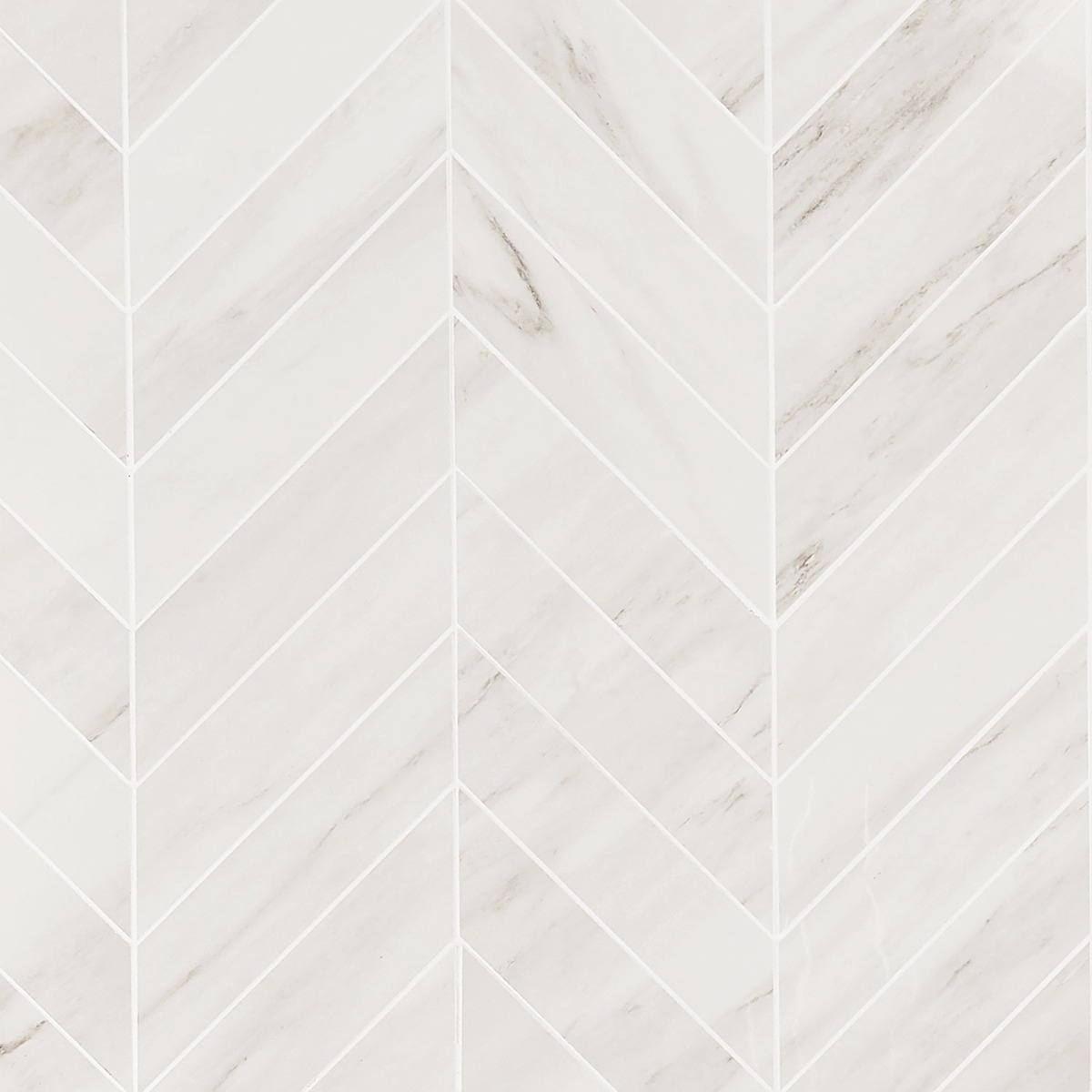 Lithe Dolomite Snow 2x8 Chevron Polished 