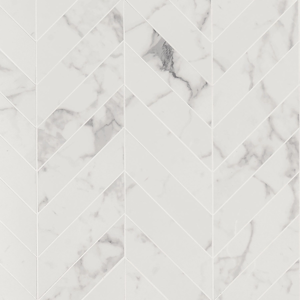 Lithe Statuario Venato 2x8 Chevron Polished 