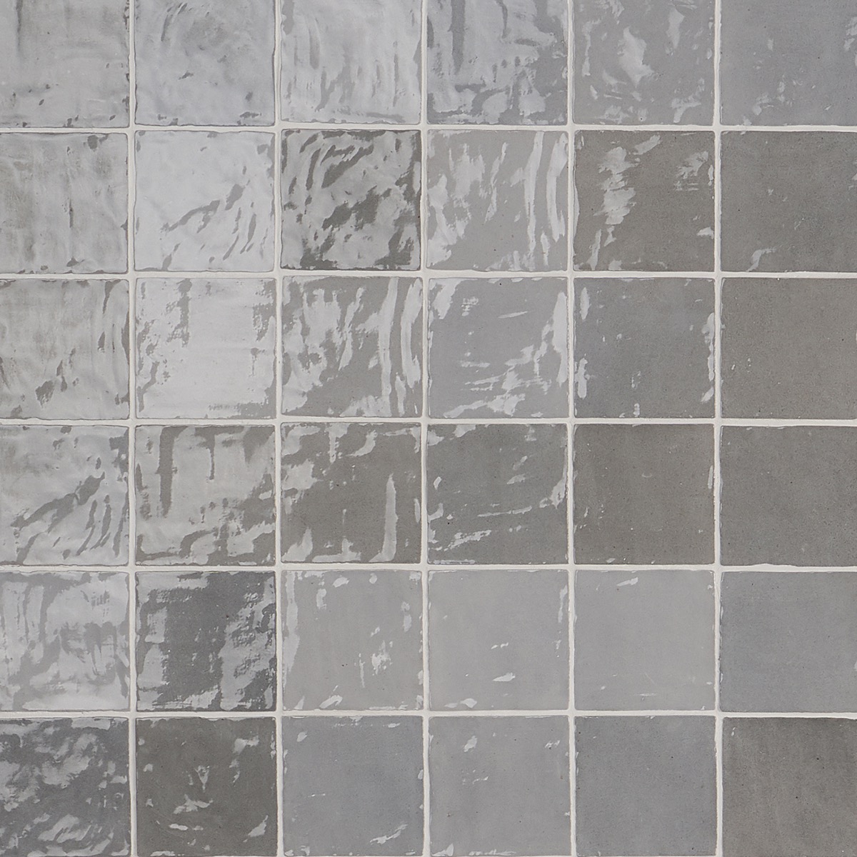 Serena Gray 4x4 Glossy Ceramic Tile