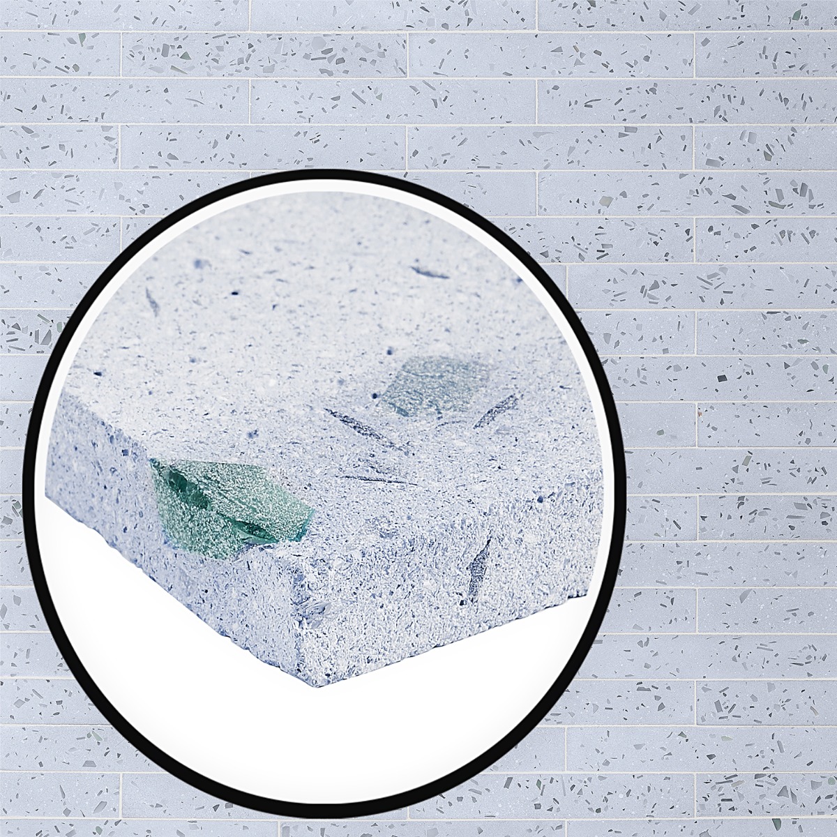Close Out - Surf Terrazzo Denim 3x16 