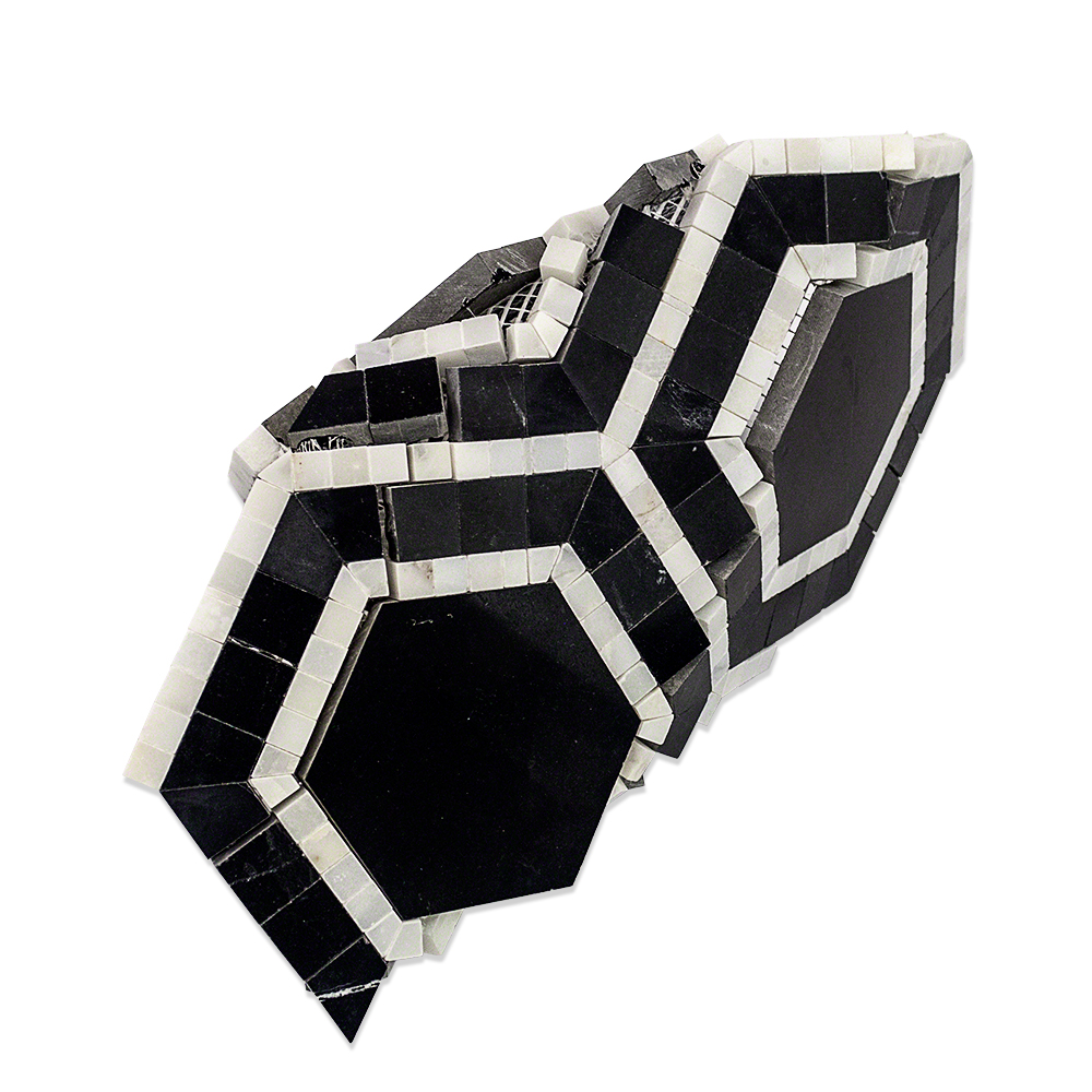 Nova Black Hole Marble Tile