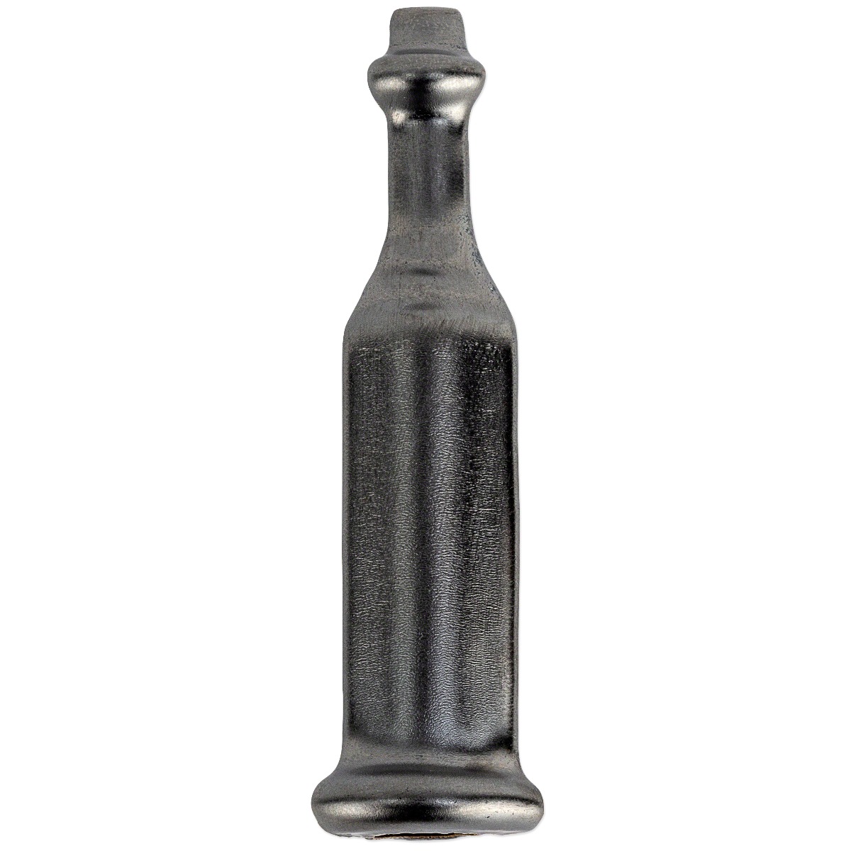 Baroque Glass Crackled Gun Metal Corner Base Molding 