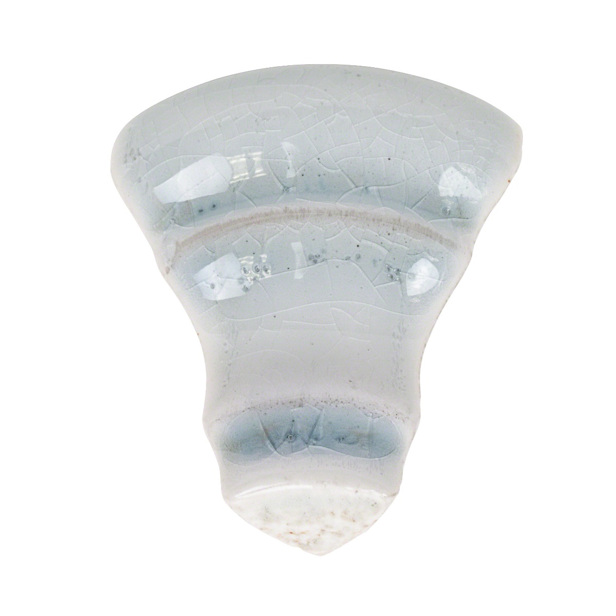 Baroque Glass Crackled Outside Sky Corner for Chair Rail 