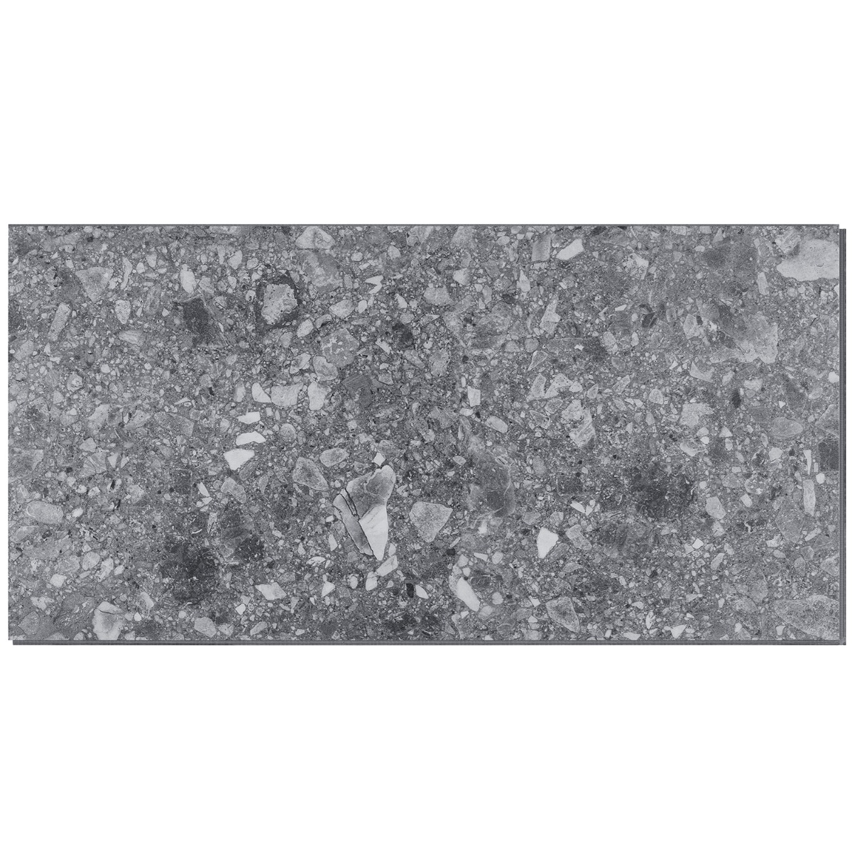 Norr LVT Charcoal 12x24 - 5.0mm/20mil Wear Layer - Rigid Core Click Matte Luxury Vinyl