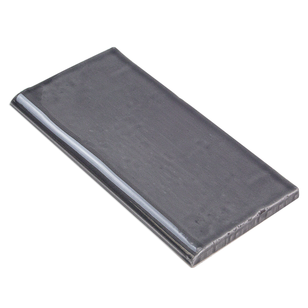 Masia 3x6 Bullnose Gris Oscuro 