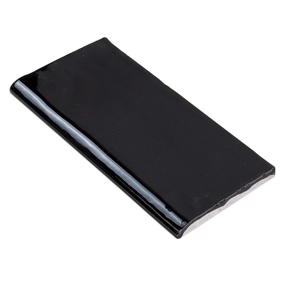 Masia 3x6 Bullnose Nero 