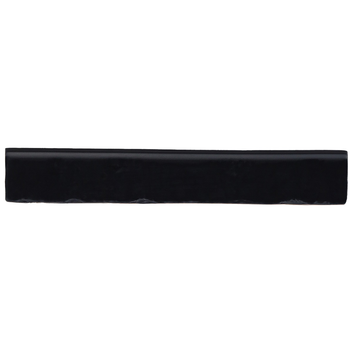 Artist Coal Black 1.5x9 Matte Ceramic Bullnose 
