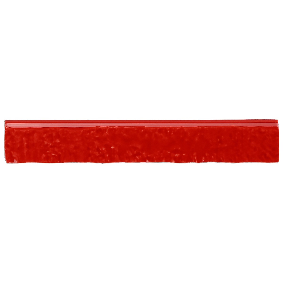 Artist Crimson Red 1.5x9 Glossy Ceramic Bullnose 