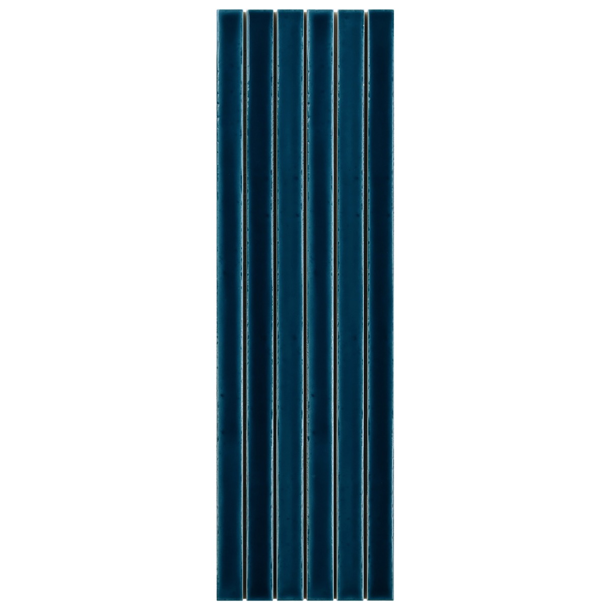 Buenos Sapphire Blue 5x18 Crackled Glossy Ceramic Mosaic Tile