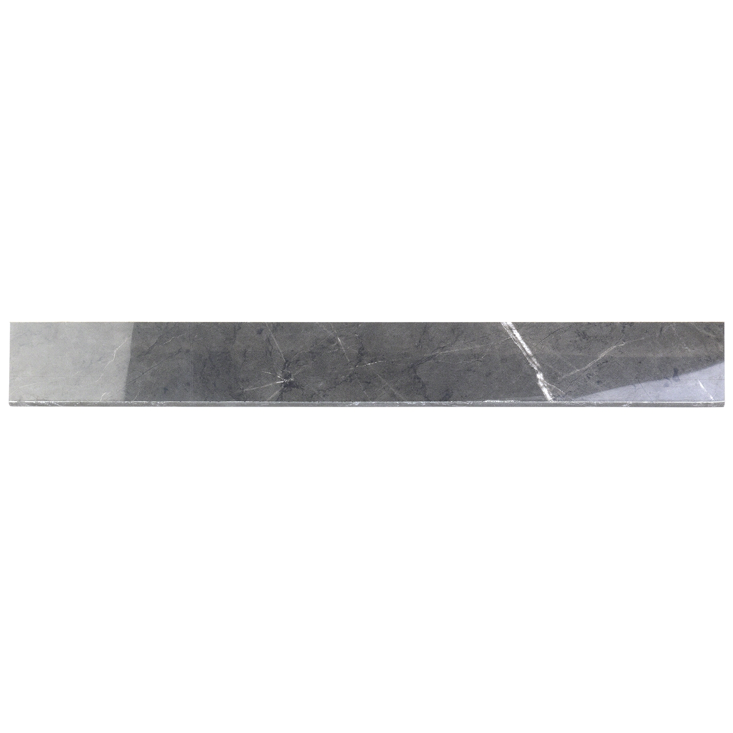 Marmi D'Italia Amani Grey Bullnose 3x24 Polished 