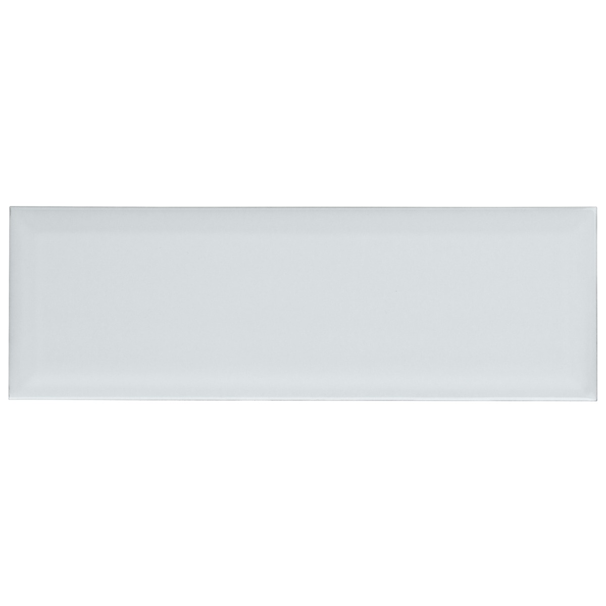Beverly Ice Blue 4x12 Beveled Glossy Ceramic Subway Tile
