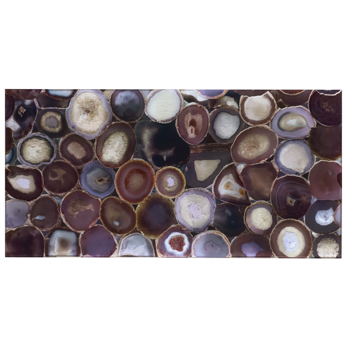 Daphne Wisteria Purple 18x36 Polished Glass Tile