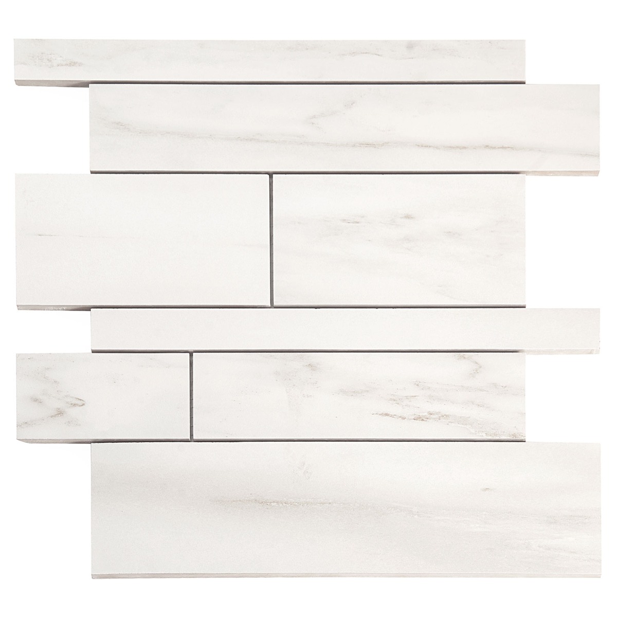 Lithe Dolomite Snow Railroad Matte  Porcelain