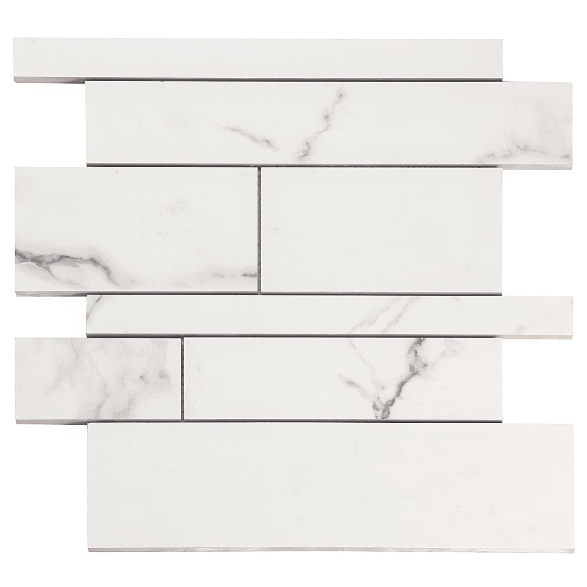 Lithe Statuario Venato Railroad Matte  Porcelain