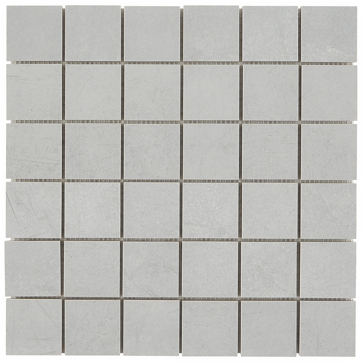 Blacksmith Nimbus Silver 2x2 Matte Porcelain Mosaic Tile