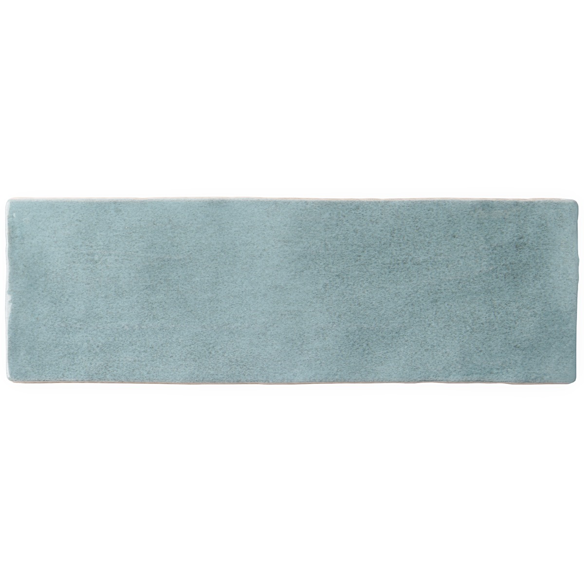 Serena Aqua Blue 3x8 Glossy Ceramic Subway Tile