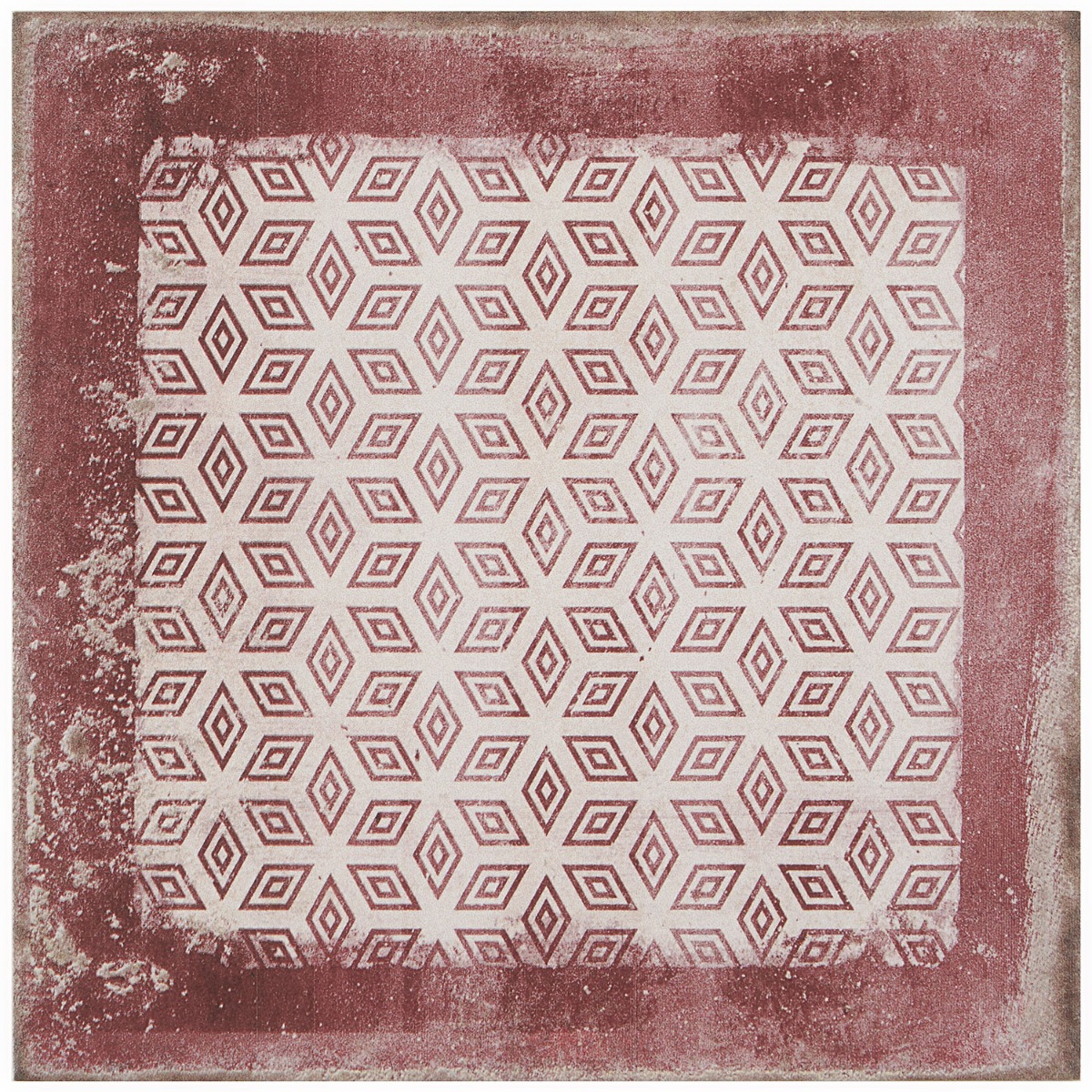 Bernalillo Deco Pink Rose 8x8 Matte Porcelain Tile