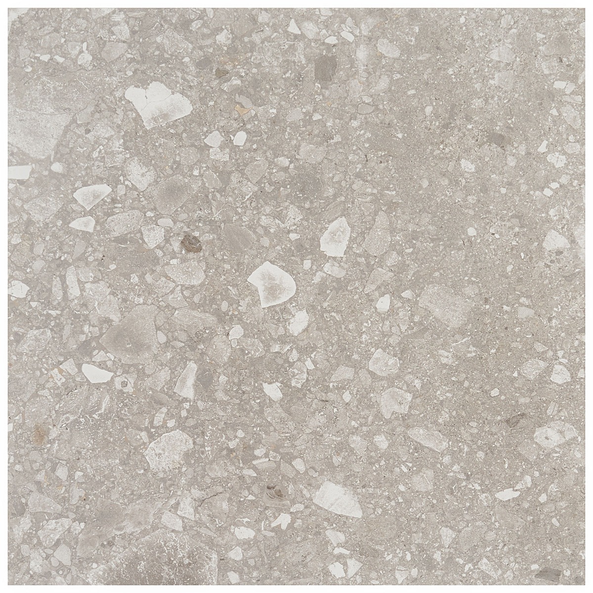 Norr 2.0 Taupe Gray 24x24 Terrazzo Look Matte Porcelain Tile