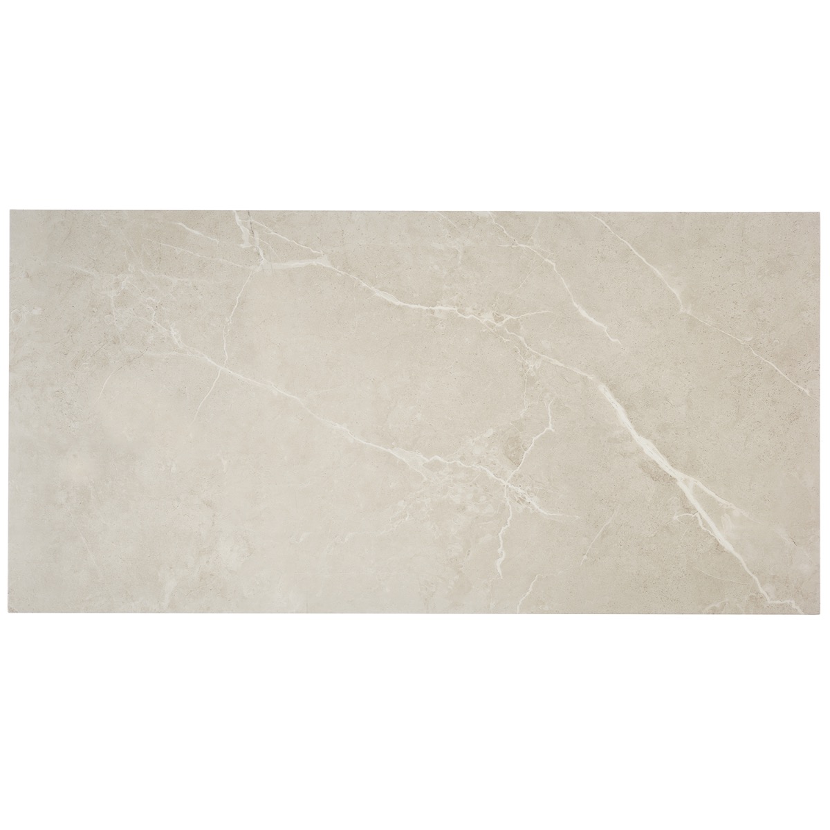 Minetta Chauny Marble Medium Beige 18x36 - 2.5mm/28mil Wear Layer - Glue Down Matte Luxury Vinyl