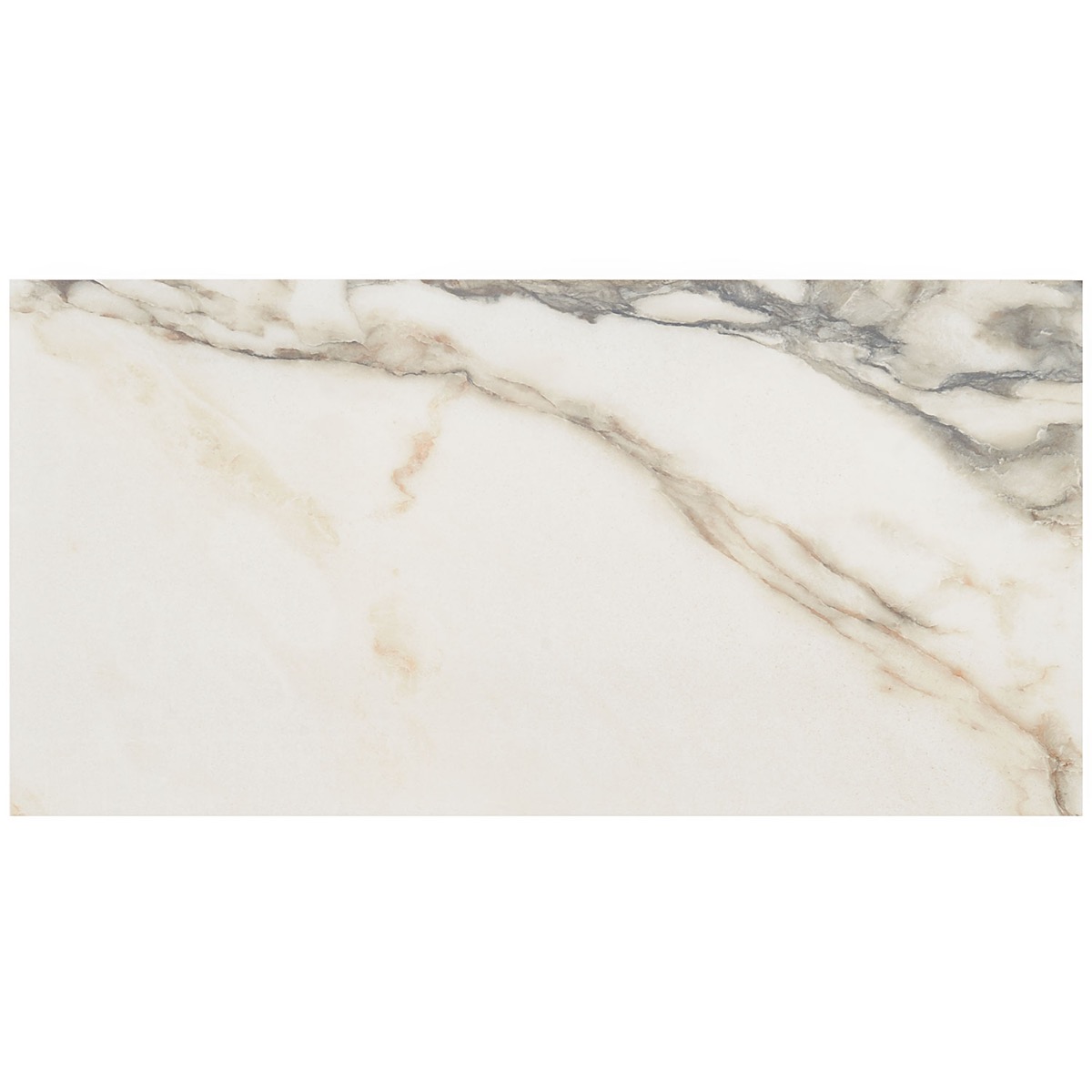 Lithe Calacatta Rustico 12x24 Polished  Porcelain