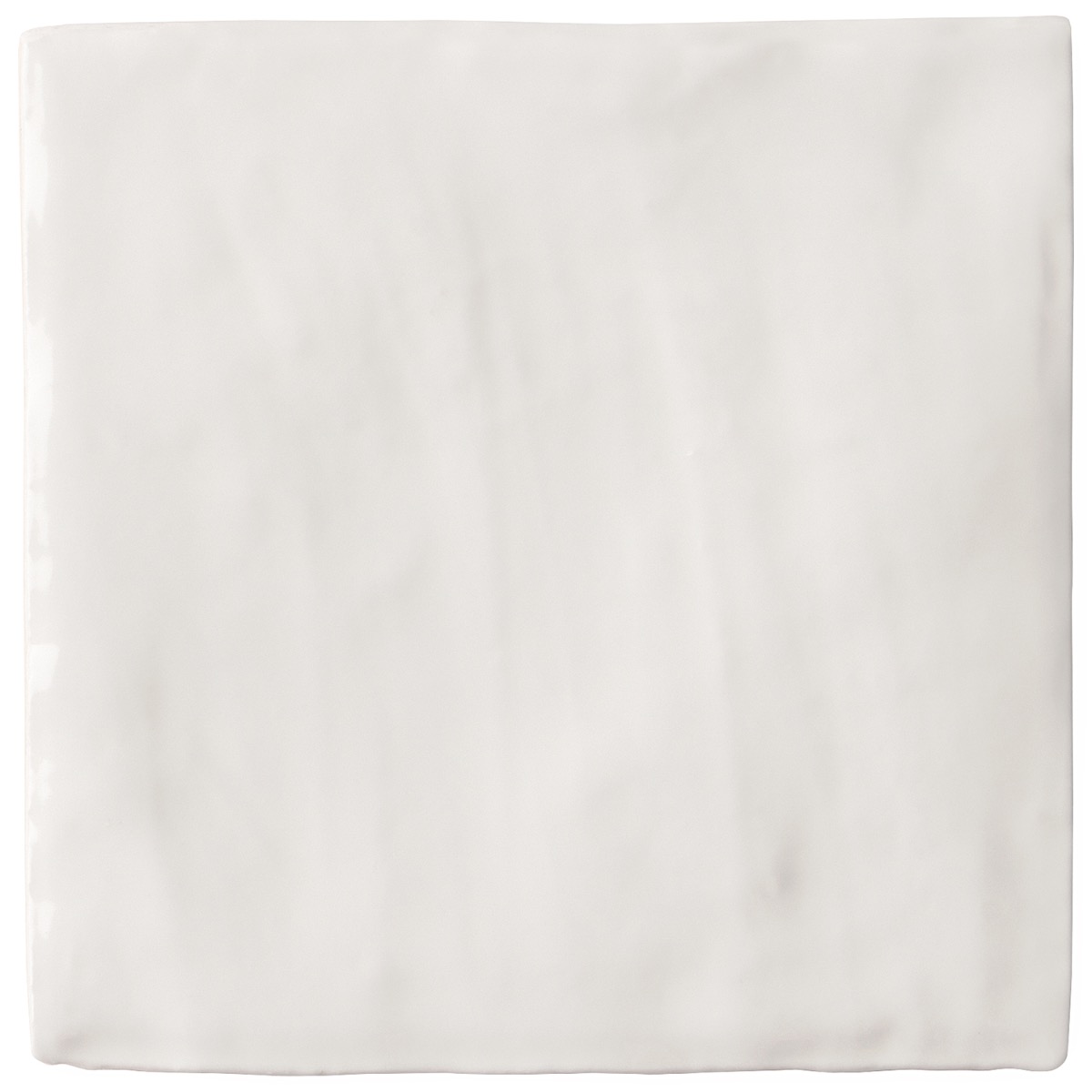 Serena White 4x4 Glossy Ceramic Tile