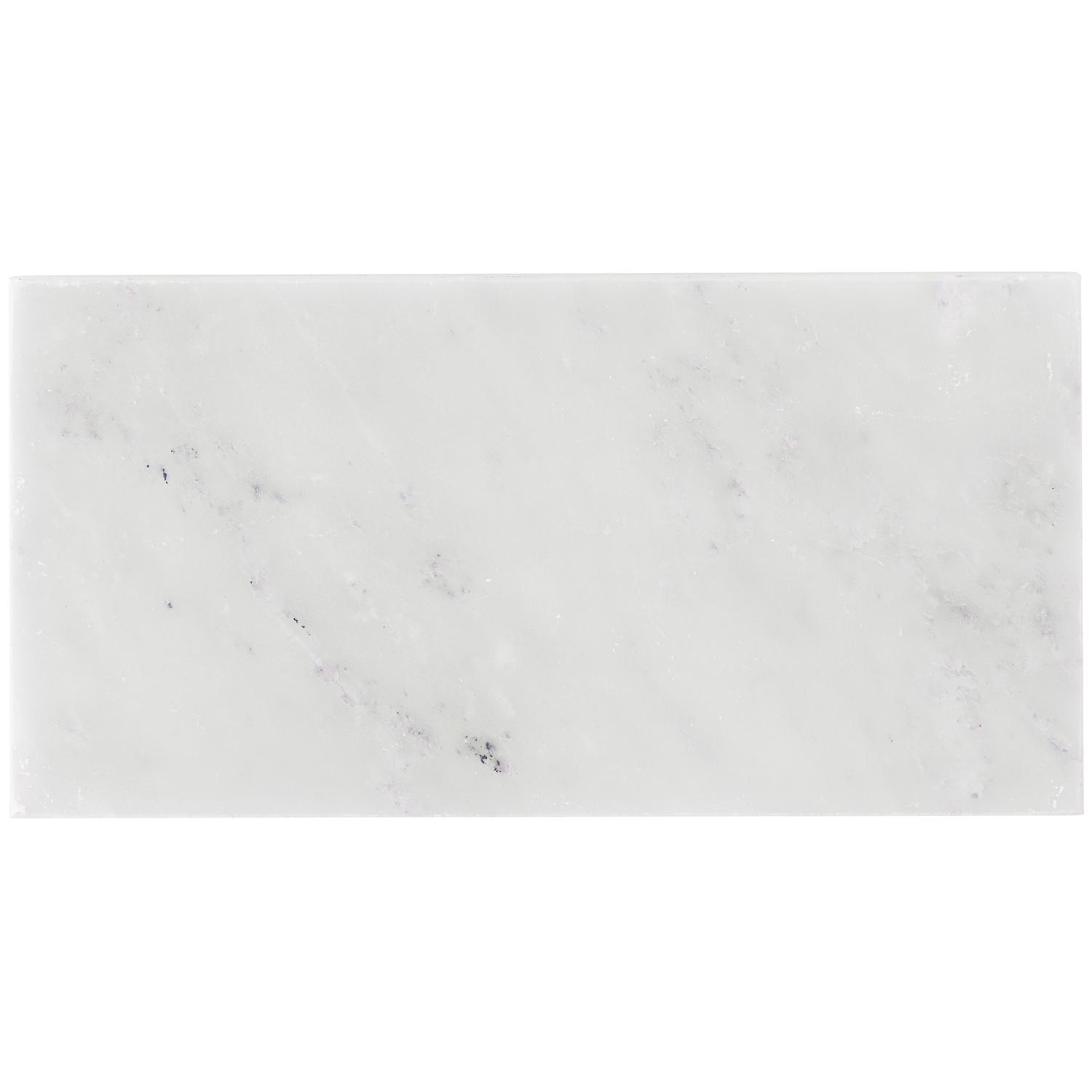 Asian Statuary White 3x6 Polished Marble Subway Tile