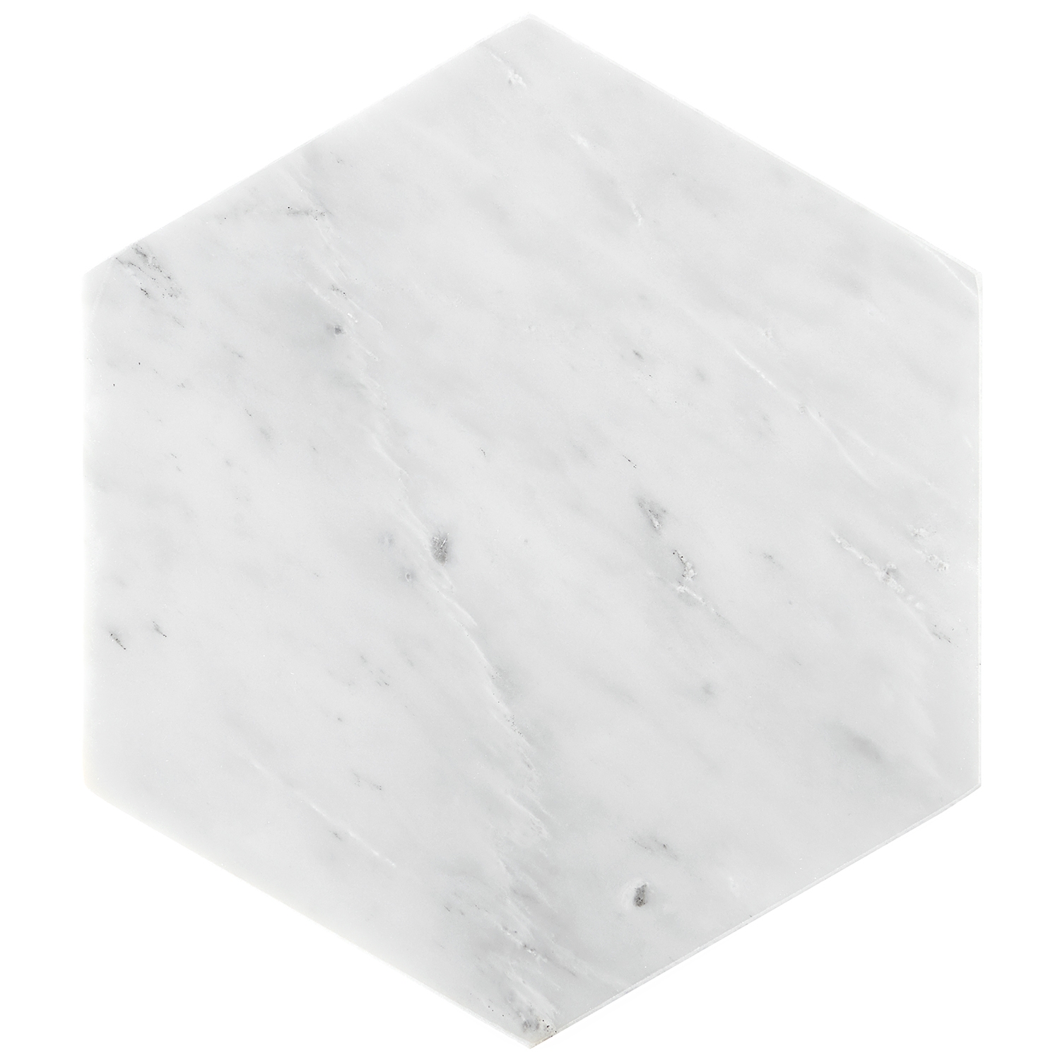 Epoch Asian Statuary 10" Hexagon Honed Honed Marble