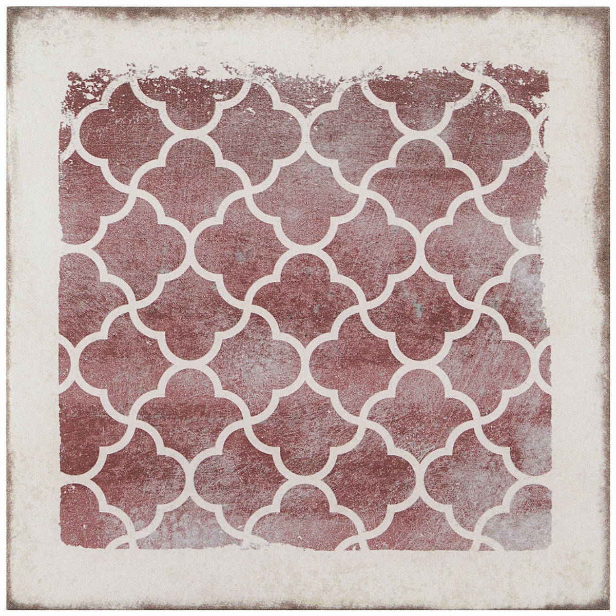 Bernalillo Deco Pink Rose 8x8 Matte Porcelain Tile