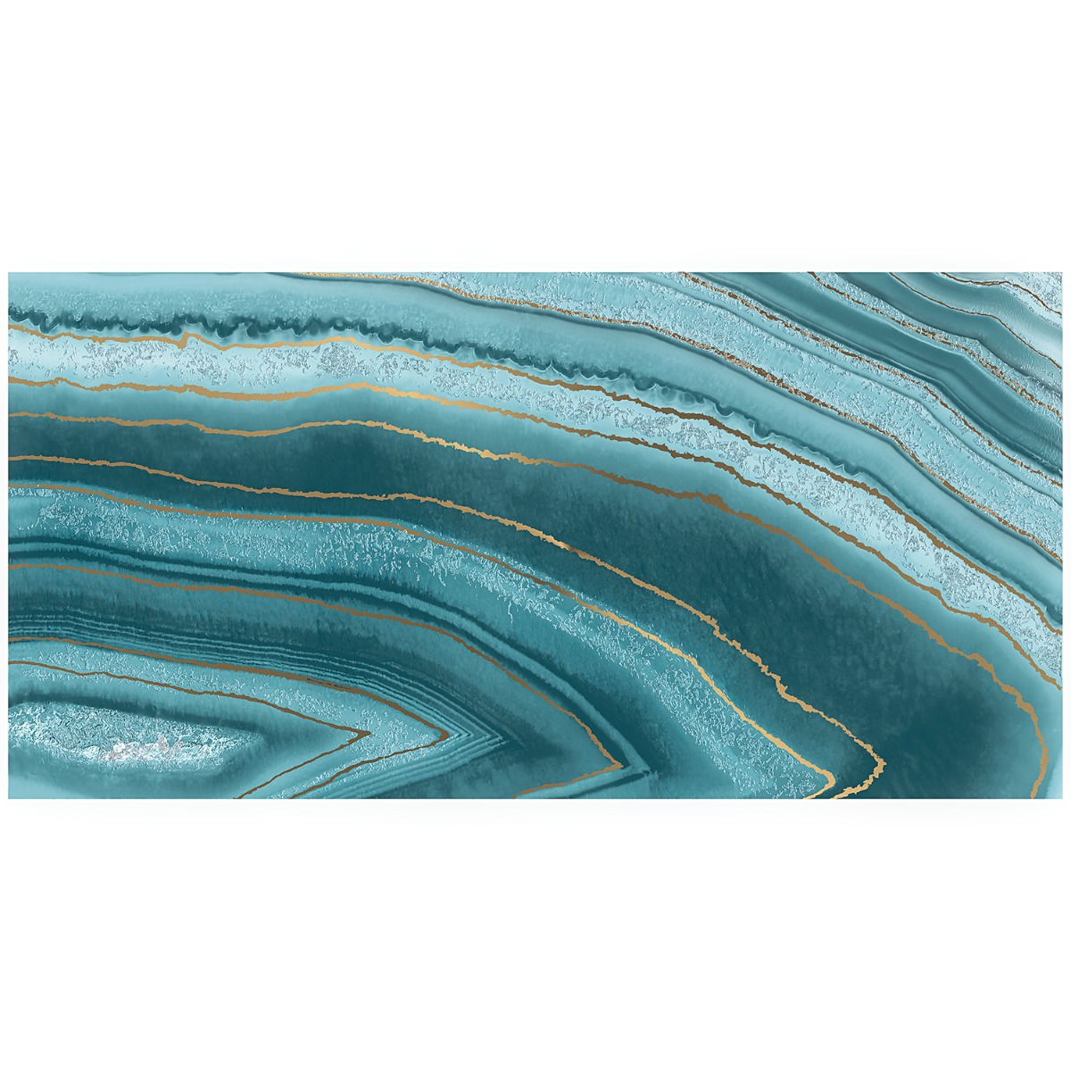 Deco Agate Ocean Green 24x48 Artisan Decor Polished Porcelain Tile