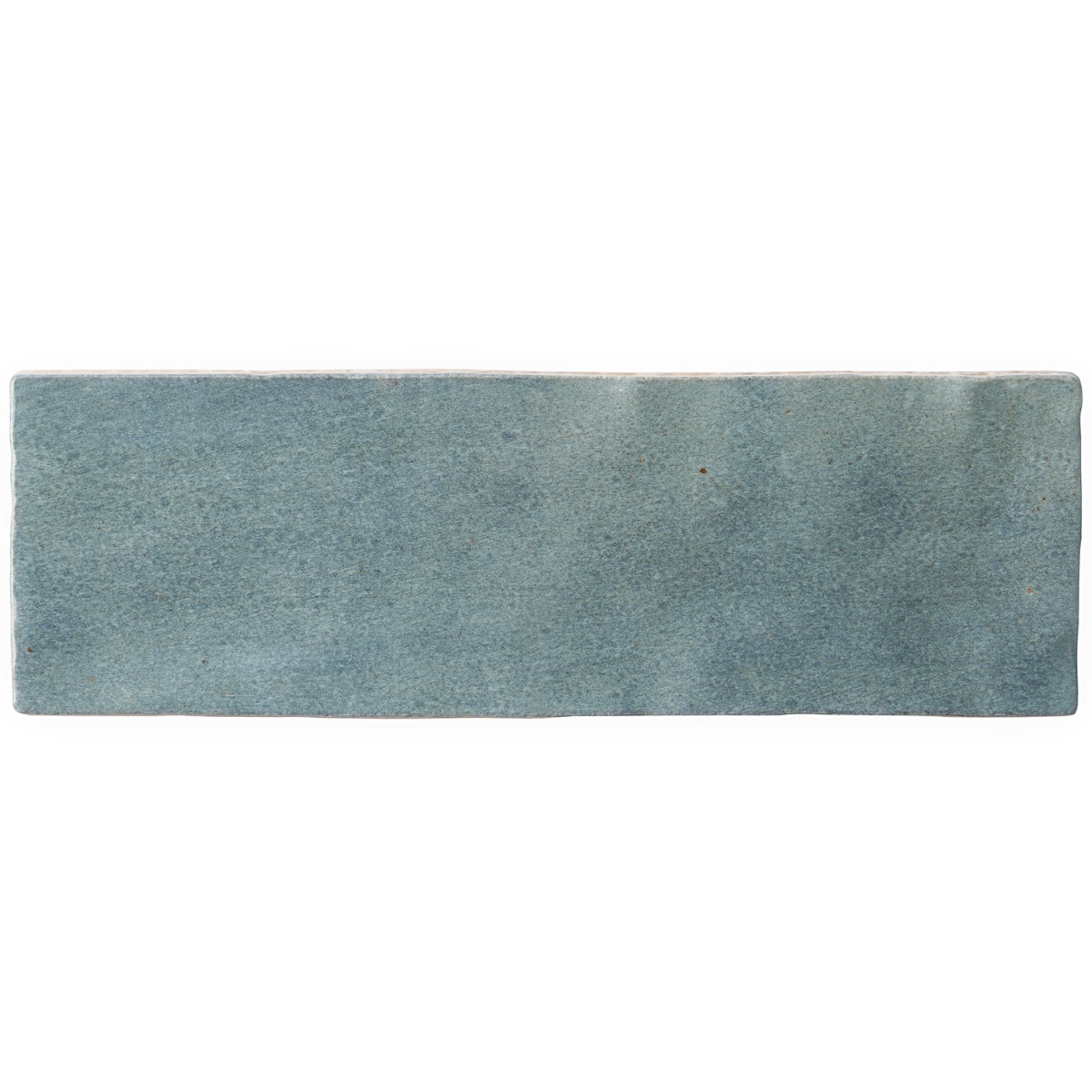 Serena Aqua Blue 3x8 Glossy Ceramic Subway Tile