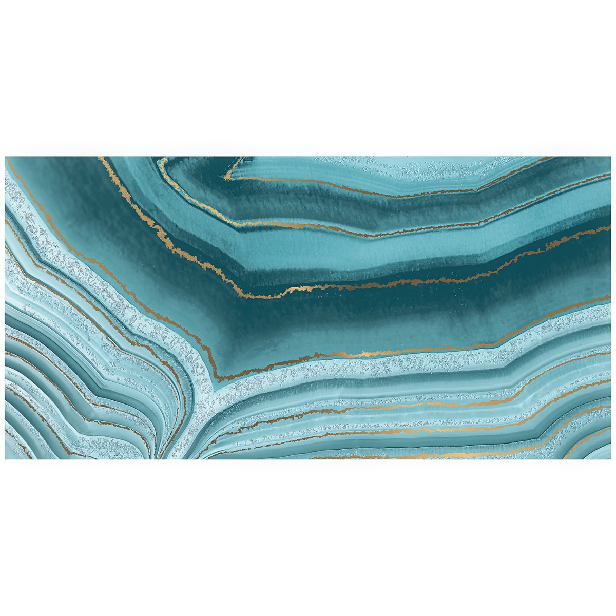 Deco Agate Ocean Green 24x48 Artisan Decor Polished Porcelain Tile
