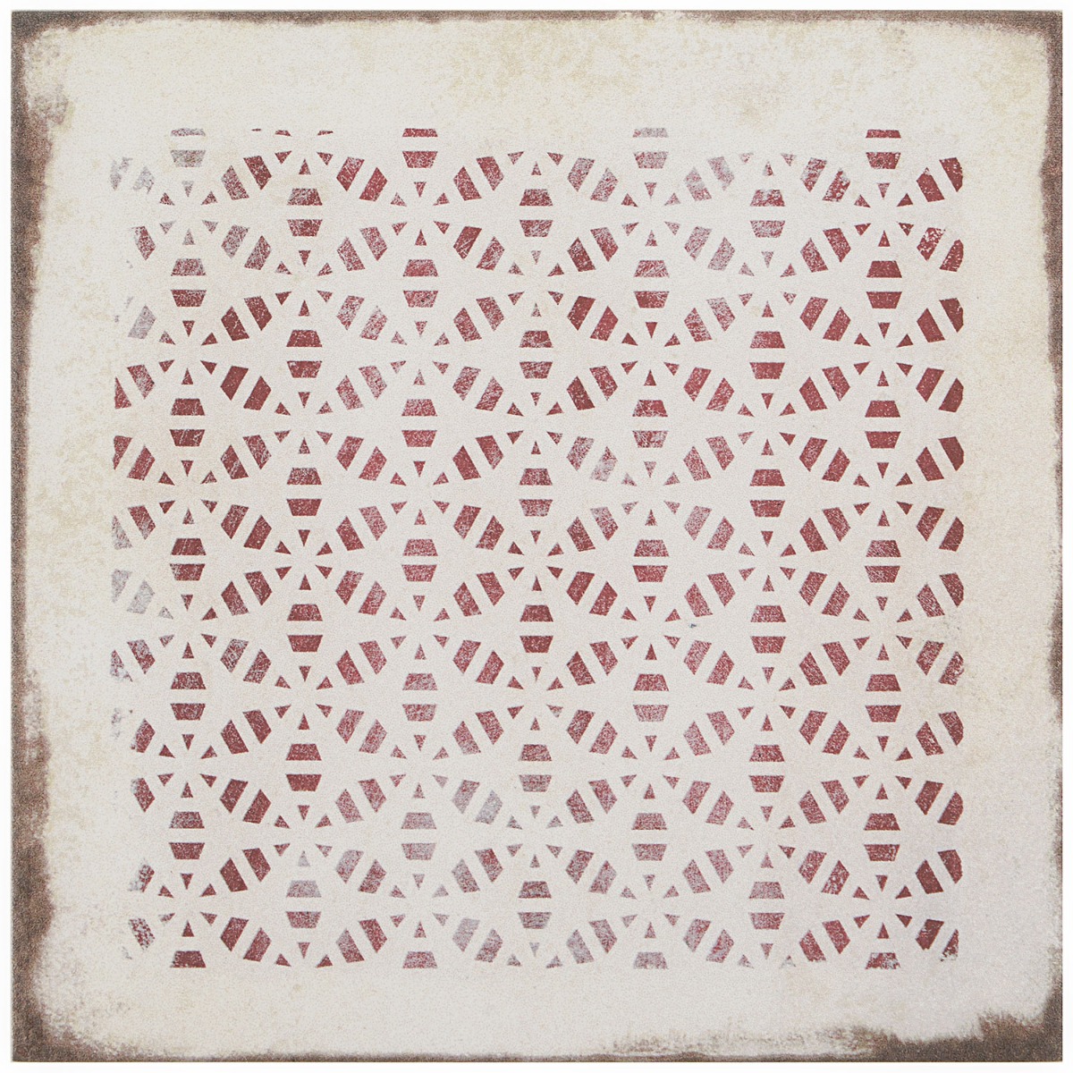Bernalillo Deco Pink Rose 8x8 Matte Porcelain Tile