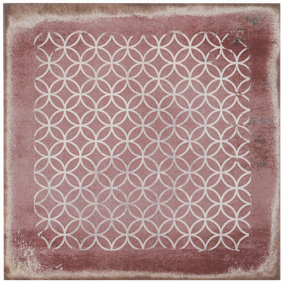 Bernalillo Deco Pink Rose 8x8 Matte Porcelain Tile