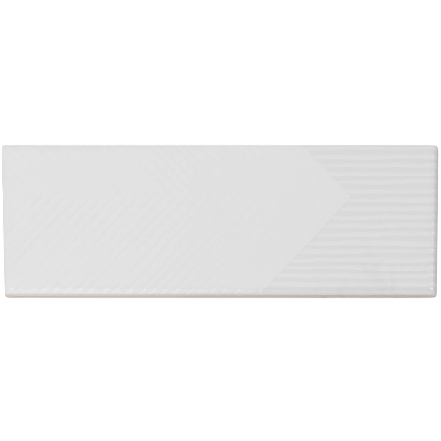 Enigma White 2x8 Polished Ceramic Tile